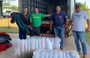 Prefeitura de Dourados recebe mais de 5 mil cobertores do Governo do Estado