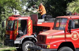 Com ações preventivas e bases avançadas, bombeiros de MS atuam no combate a incêndios florestais no Pantanal