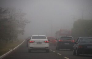 Com as menores temperaturas desta frente fria, domingo encerra a semana com tempo instável