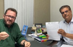 Laudir se reúne com Nelsinho Trad e solicita recursos para construção do Centro de Especialidade Odontológica