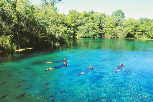 Bonito ganha reforço na proteção ambiental com obra de saneamento que protege o Rio Formoso