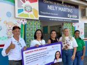 Gleice Jane entrega R$ 250 mil para educação de Coxim e articula novos investimentos para o Hospital Regional