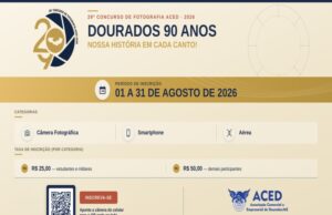 Com maior premiação da história e julgamento mais rigoroso ACED abre inscrições para Concurso de Fotografia