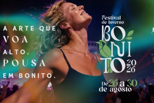 Festival de Inverno de Bonito começa hoje com abertura oficial e grandes atrações